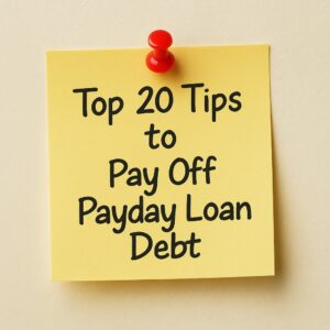Tips to paying off payday loan debt